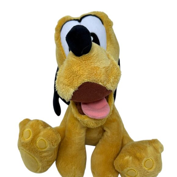 Disney Pluto Big Feet Soft Fuzzy Floppy Ears Plush Toy Stuffed Animal 12" - Picture 11 of 11